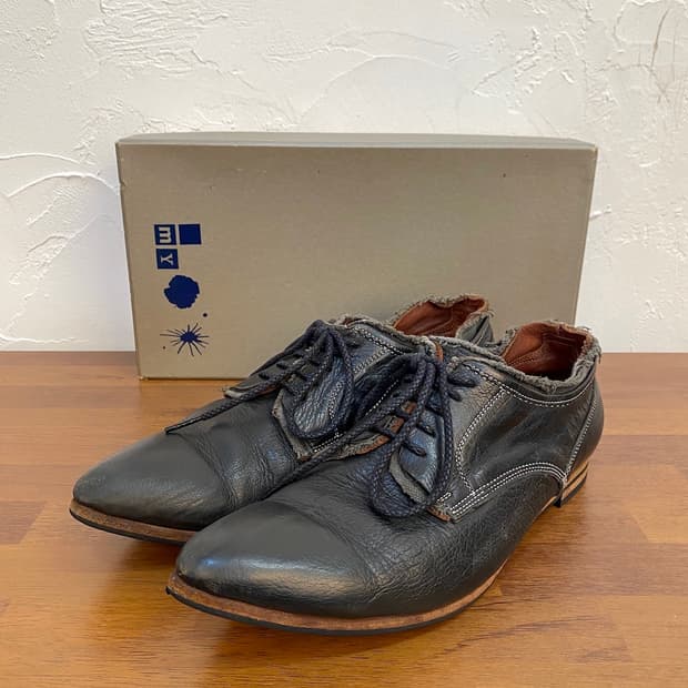 미하라 야스히로 90s 디스트레스 더비 슈즈   