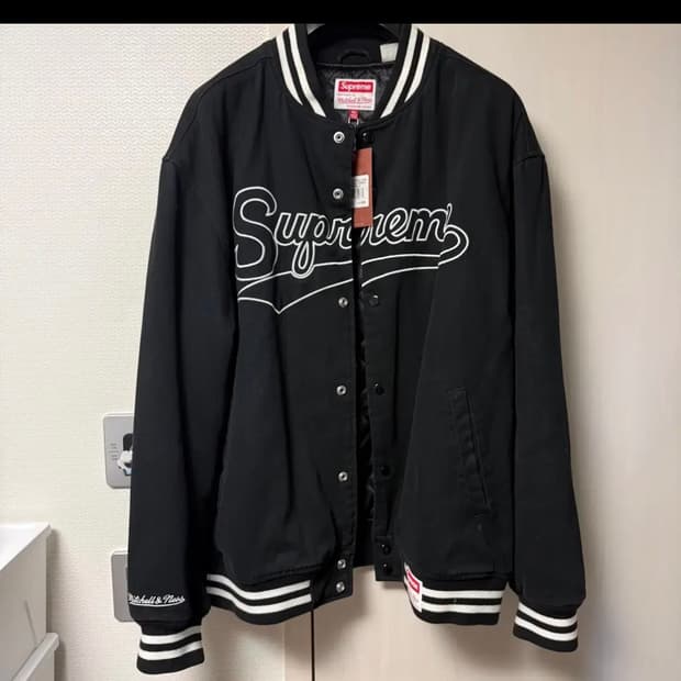 (XL) 22FW 슈프림 미첼 & 네스 도우보이 바시티 자켓