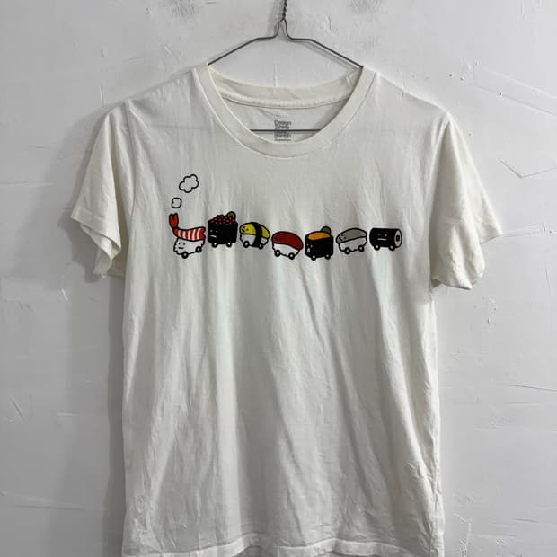 sushi printing tee