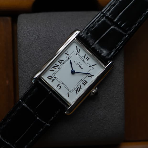 까르띠에 머스트 탱크 lm 수동 시계