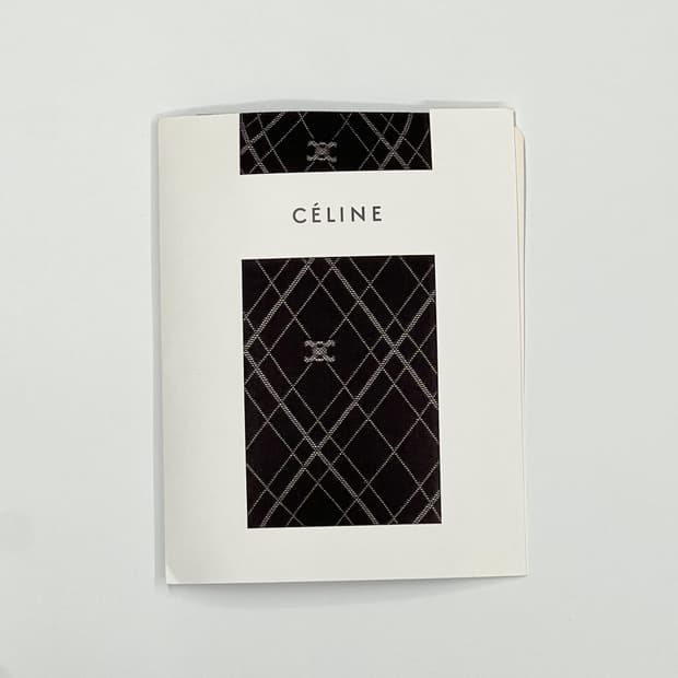 [새상품] celine / 셀린느 로고 스타킹 