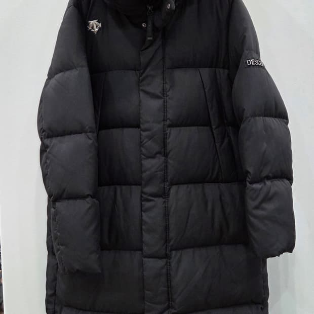 데상트 HEAT NAVI 구스 롱패딩(XL)