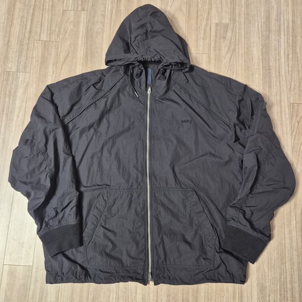 준지 나일론 MA-1 후드 집업