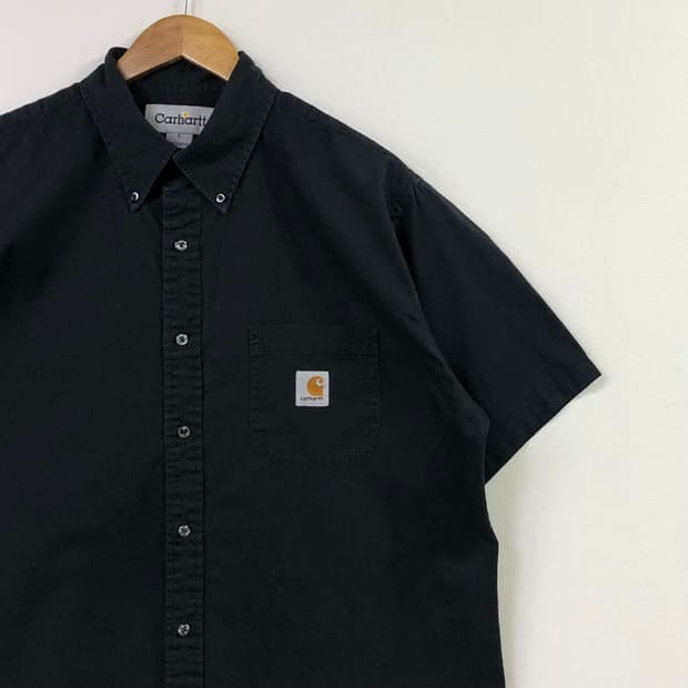 105 칼하트 블랙 워크 셔츠
