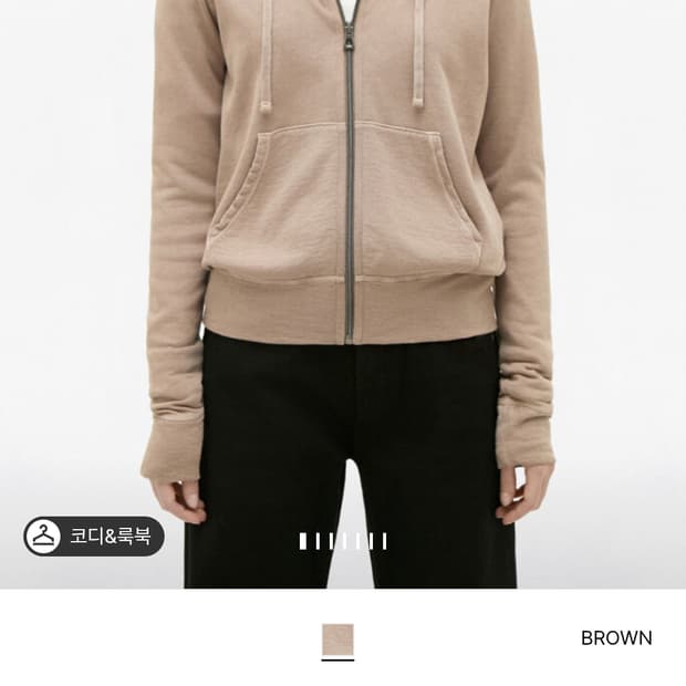 제임스펄스후드집업/파사드패턴 팬츠