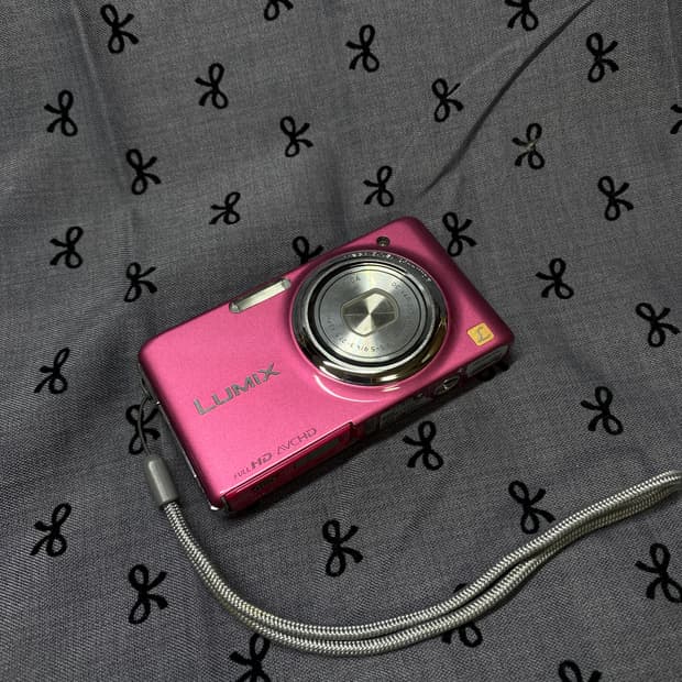 풀박-Lumix DMC fx77 핑크💕 디카 (작례0)