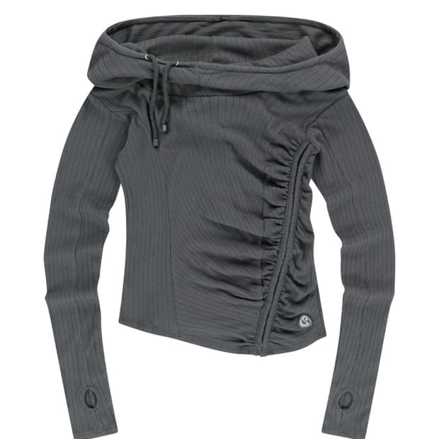 ์ฝ์ด์ธ์ด์ค SHIRRING HOOK HOODIE CHARCOAL