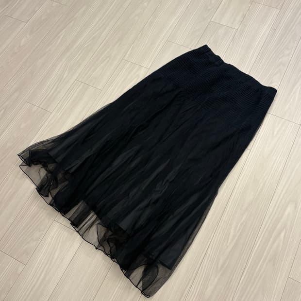 아돌포도밍게즈 블랙 샤스커트