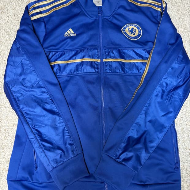 아디다스 첼시 져지 삼선(골드)