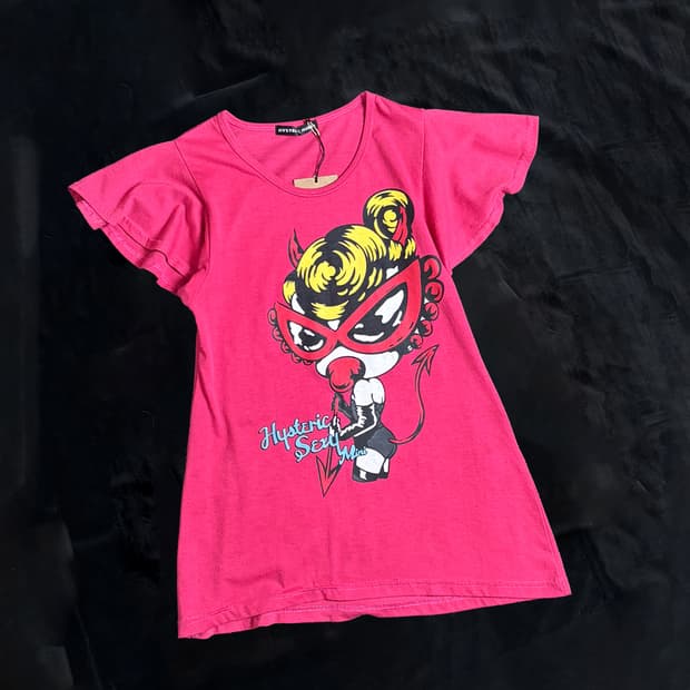일본빈티지 HYSTERIC MINI 펑크 티셔츠
