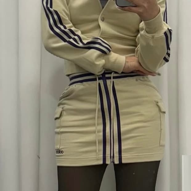 아디다스 치마 셋업 져지