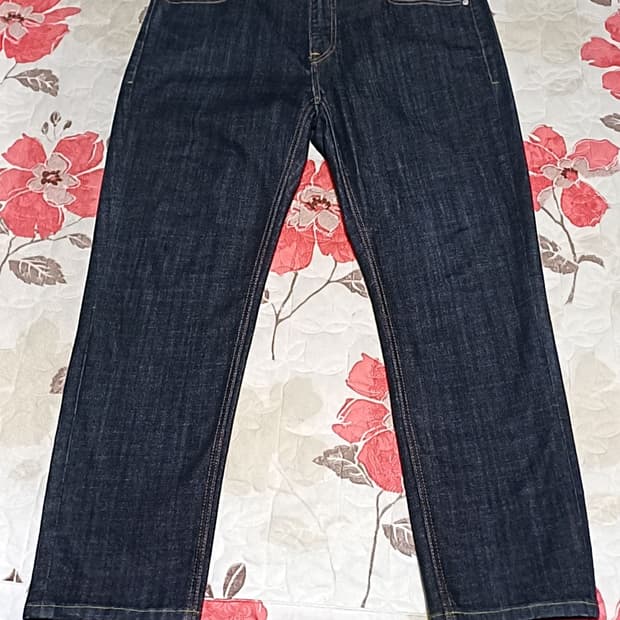 플랙 스판청바지 실측34인치 기장100