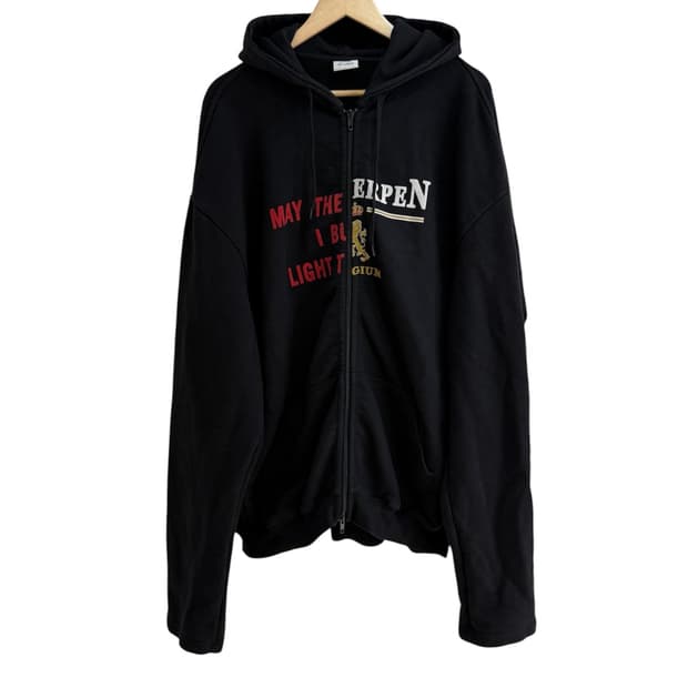 베트멍 18AW 메이 더 브릿지 앤트워프 스플릿 후드집업