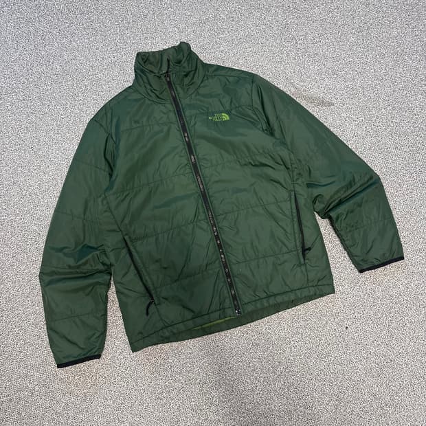노스페이스 패딩 그린