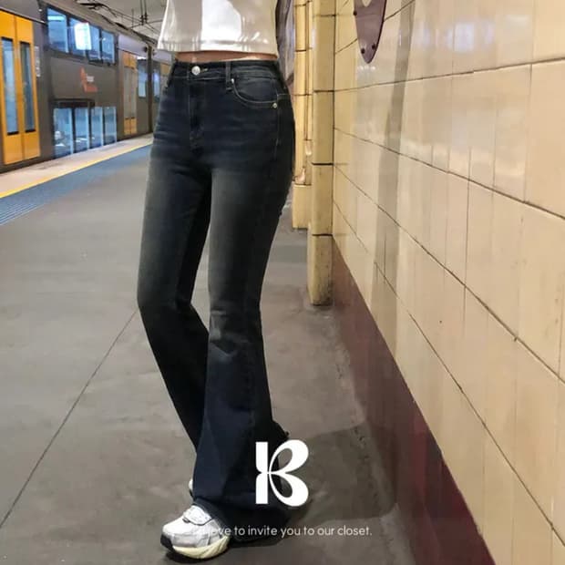 베이델리 [MADE/숏] 부츠컷 팬츠 블랙 S