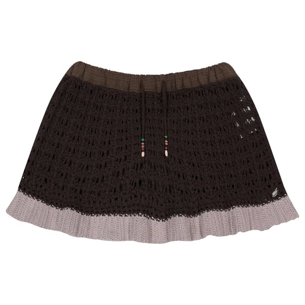 구해요) 코이세이오 레이어드 니트 스커트