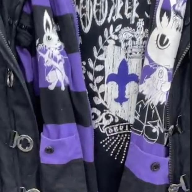 퍼플 후드 세트