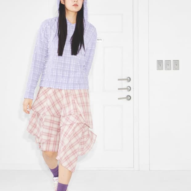 999휴머니티 크링클 후드 (블랙)