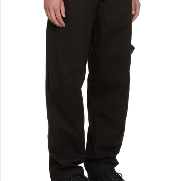 혜인서 24fw black vented trouser
