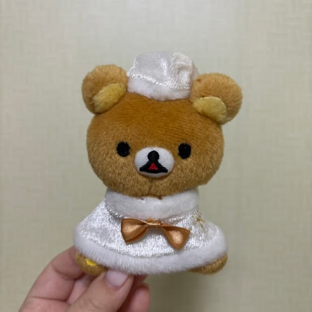 고전 산엑스 겨울 리락쿠마 인형