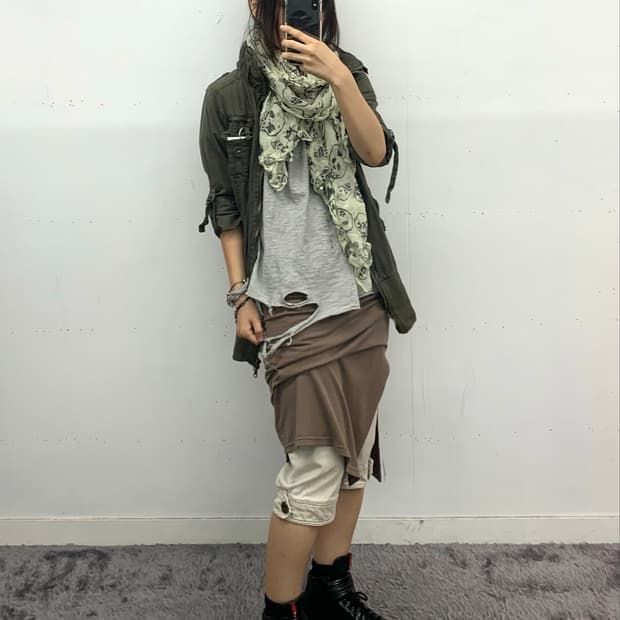 재패니즈 카프리 팬츠