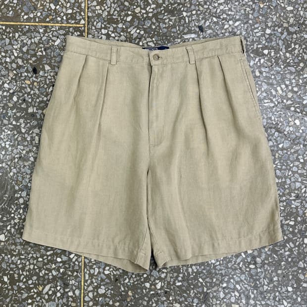 90s 폴로 랄프로렌 린넨 타일러 쇼츠 36