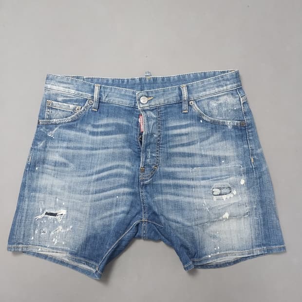 [34] 졍품 디스퀘어드2 화이트스팟 청반바지 데님 쇼츠