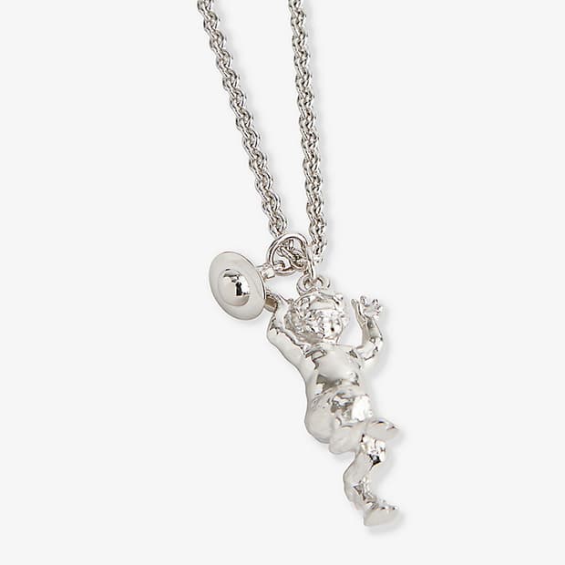 비비안웨스트우드 25fw 사티로스 목걸이/실버