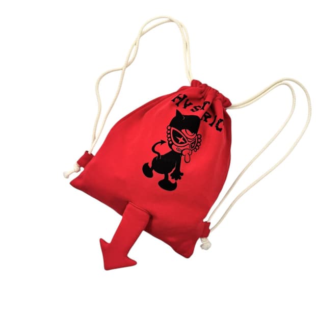 히스테릭글래머 스웻 냅색 백팩 레드