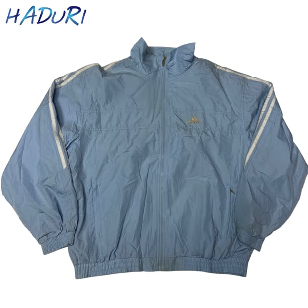 아디다스 00s 퍼포먼스로고 스카이블루바람막이 110