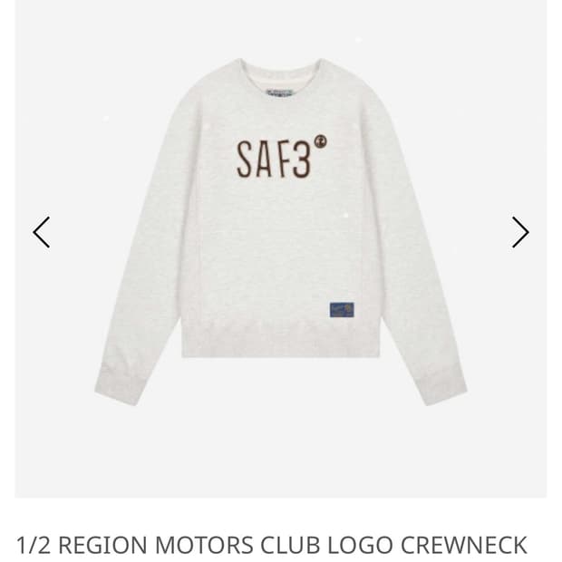 1/2 REGION MOTORS CLUB LOGO CREWNECK (CR