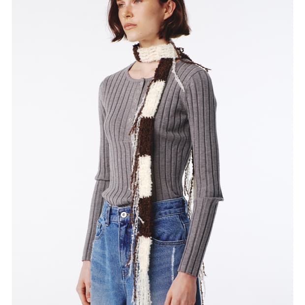 기준 kijun stripe muffler