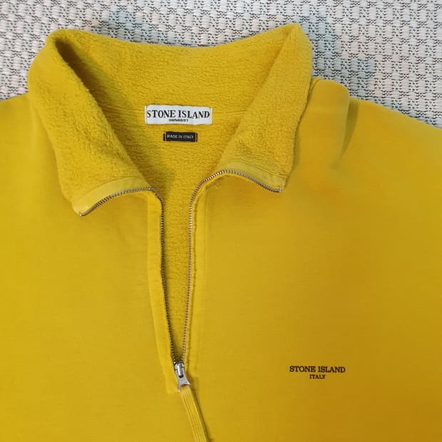 2005 Yellow Quarter Zip Fleece (XL)