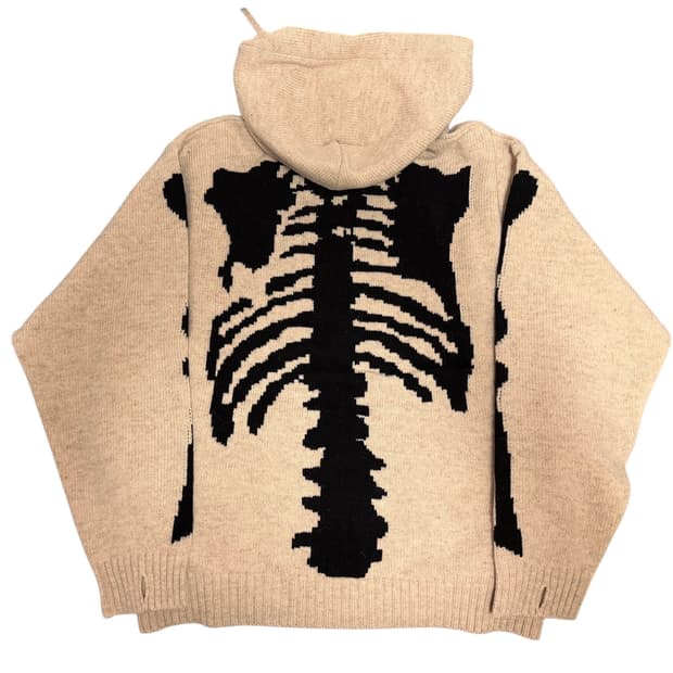 [3] 캐피탈 본 니트 후드 키나리