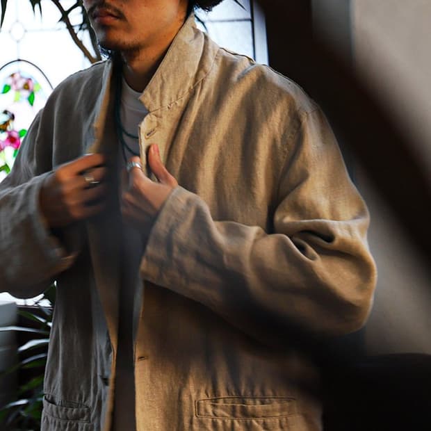 네스트로브컨팩트 린넨캔버스 이지핏 자켓