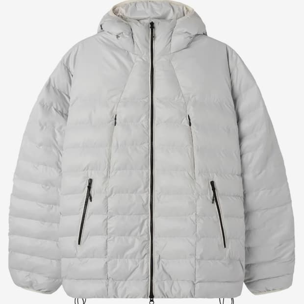 오와이 경량패딩 M 화이트