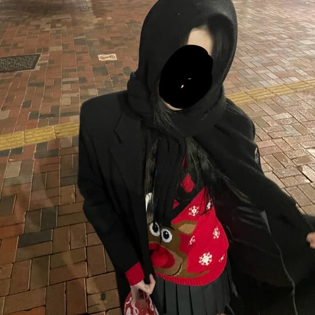 빈티지 크리스마스 니트