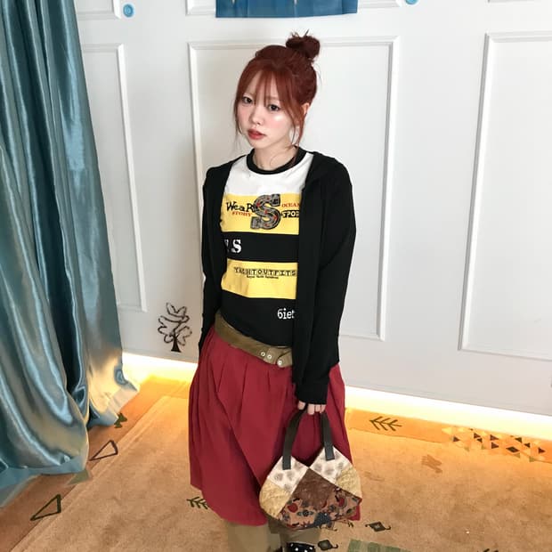 키치 두 방울 빈티지 꿀벌 룩🐝🍒