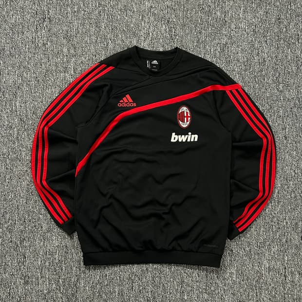 아디다스 09-10 AC밀란 스웨트 트레이닝탑 M