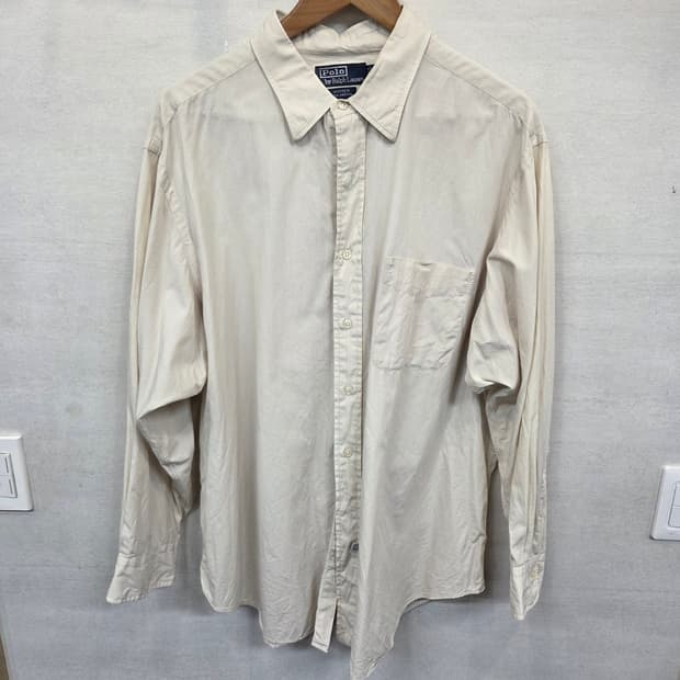 폴로랄프로렌 90s 빈티지 원포켓 앤드류 셔츠긴팔 xl xxl