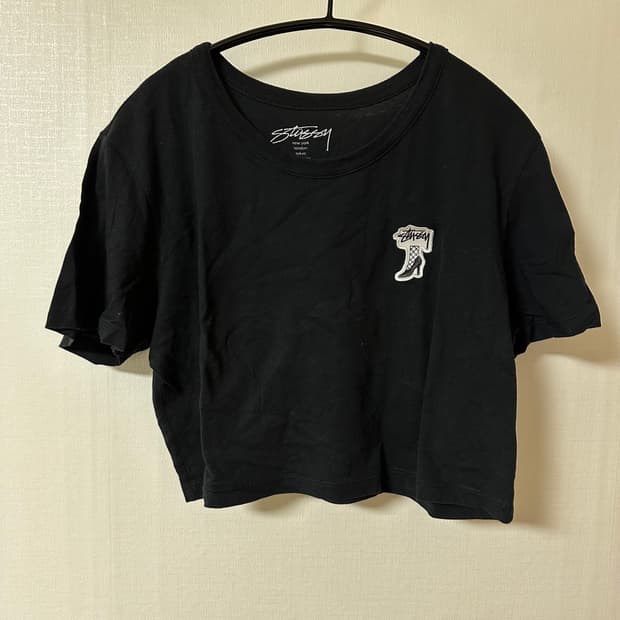 스투시 크롭티