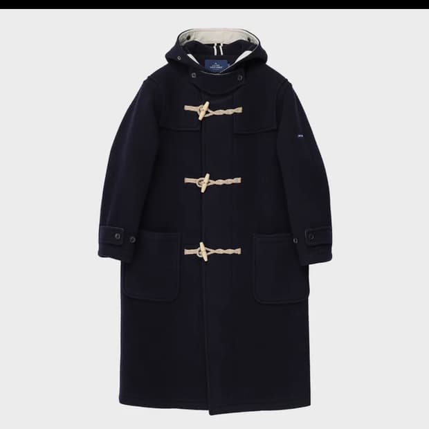 세인트제임스 네이비 떡볶이 코트