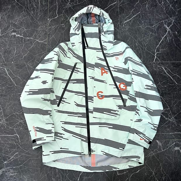 나이키 ACG 알파인 AOP 고어텍스 자켓 민트