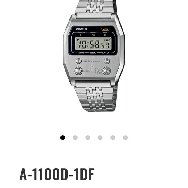 카시오 A-1100D-1DF 시계