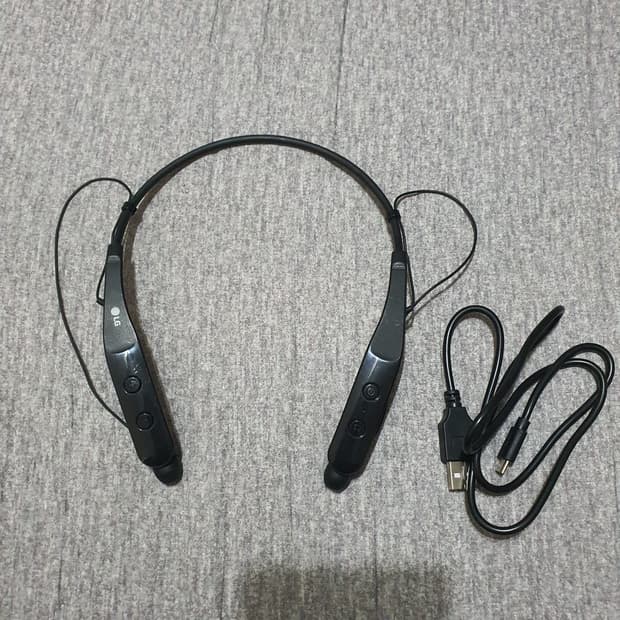 정품 LG 엘지 HBS-510 블루투스 넉밴드 이어폰