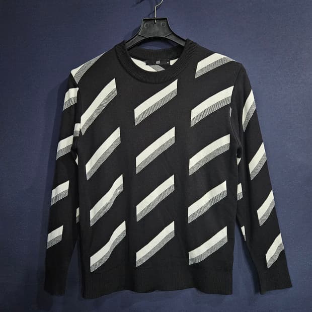 지오 송지오 문양 남성 95 니트