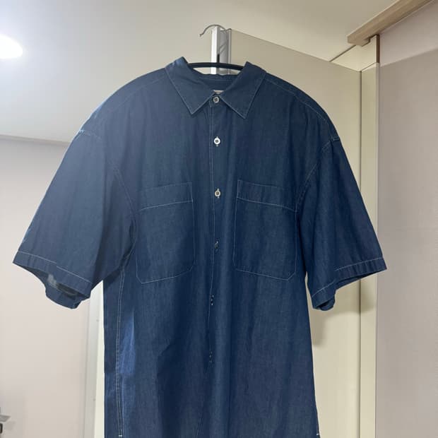 어나더오피스 인디고 데님셔츠 01