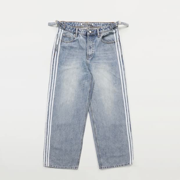 배드블러드 트랙 진 블루 xs