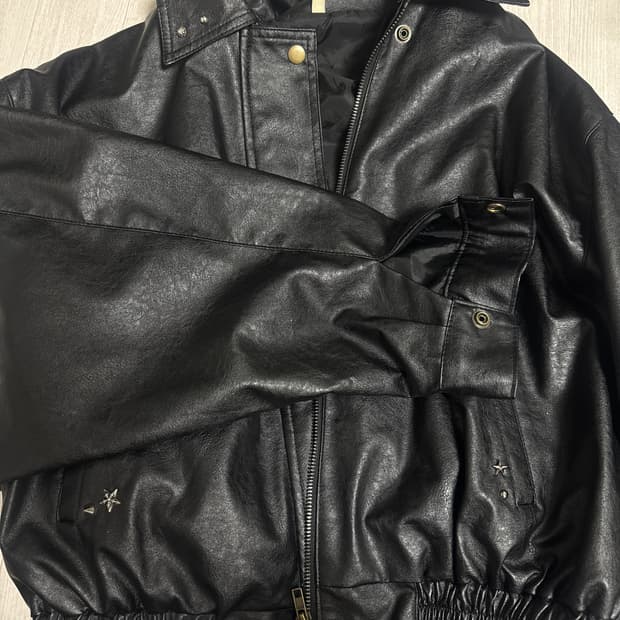 빈티지 레더 자켓