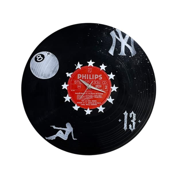 LP 바이닐 커스텀 시계